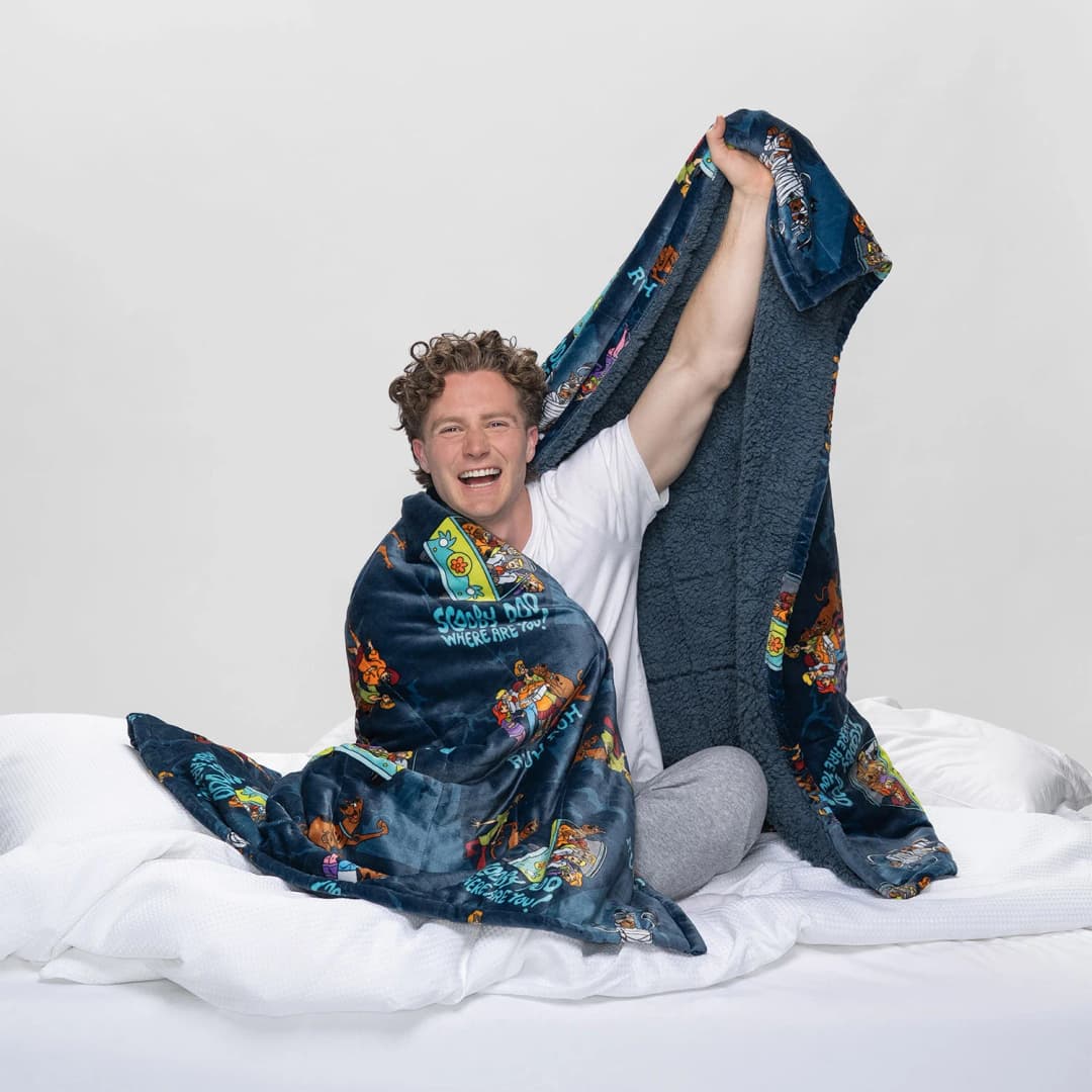 Scooby Doo Sherpa Blanket Licensed