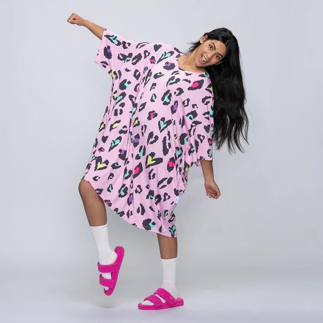 Pink Leopard Sleep Tee